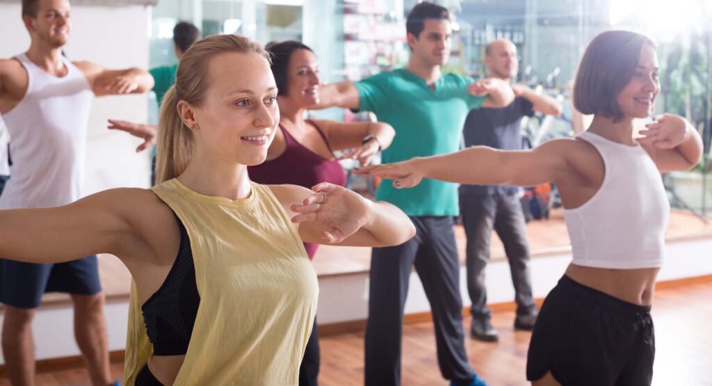 Cours de Zumba en entreprise avec un coach sportif
